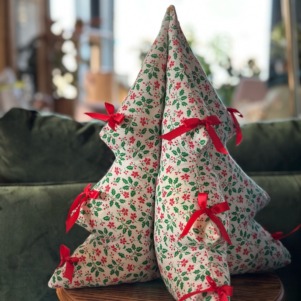 Vintage Handmade Christmas Tree, Cottagecore Decor